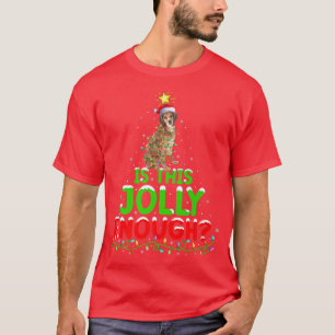 Funny Is This Jolly Enough Brittany Spaniel Christ T-Shirt