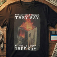Funny IT Deploy on a Friday Meme