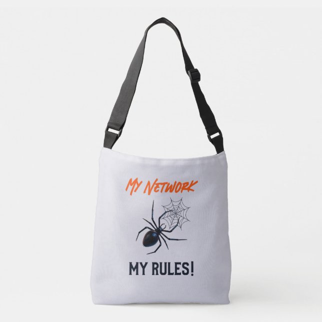 Funny IT Network Admin Humour Gift Crossbody Bag (Front)