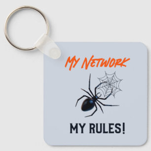 Funny IT Network Admin Humour Gift Keychain