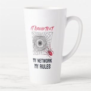 Funny IT Network Admin Humour Gift Latte Mug