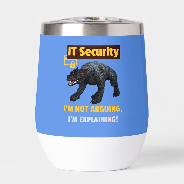 Funny IT Security Explaining Tech Humour Design (Front)