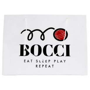 Funny Italian bocci ball gift bag for bocce lover