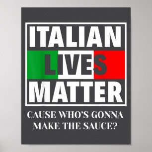 Funny Italian Cook Italy Italian Poster