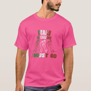 Funny Italian hand gesture capisci - Italy T-Shirt