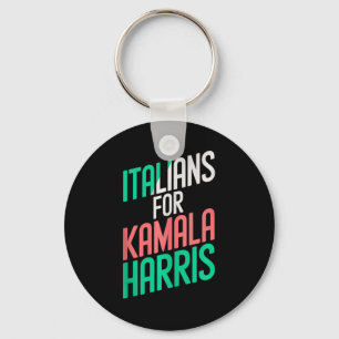 Funny Italians Girls For Kamala Harris Italy 47th Keychain