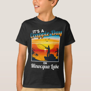 Funny It's A Crappie Day On Minocqua Lake T-Shirt