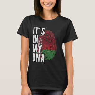 Funny it's in my DNA Belarus flag Fingerprint T-Shirt