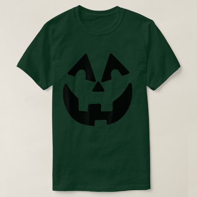 Funny Jack o Lantern Face  T-Shirt (Design Front)