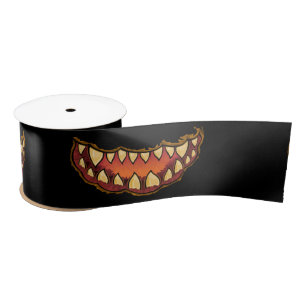 Funny Jack o'lantern Thunder_Cove Satin Ribbon