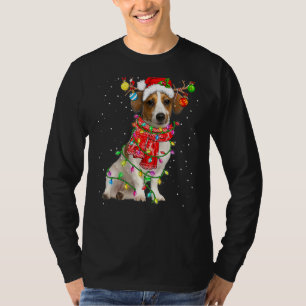 Funny Jack Russell Terrier Dog Christmas Lights Xm T-Shirt