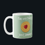 Funny Jammy Dodger Biscuit Mug<br><div class="desc">A funny jammy dodger biscuit mug. An ideal gift for the ultimate biscuit eater!</div>