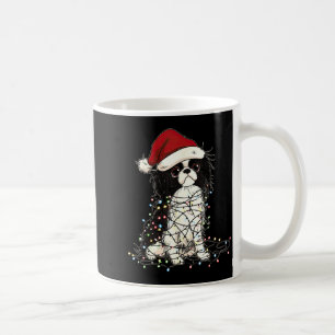 Funny Japanese Chin Christmas Graphics Dog Lights  Coffee Mug