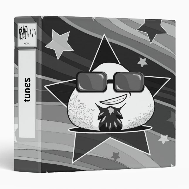 Funny Japanese Riceball Binder (Front/Spine)