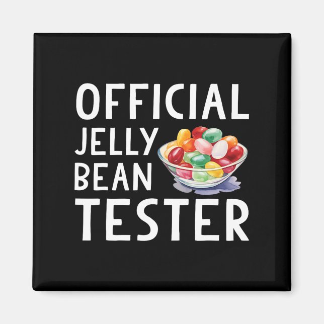Funny Jelly Beans Easter Candy Official Jelly Bean Magnet (Front)