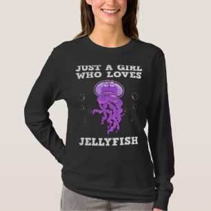 Funny Jellyfish For Girls Women Sea Jellies Lovers T-Shirt