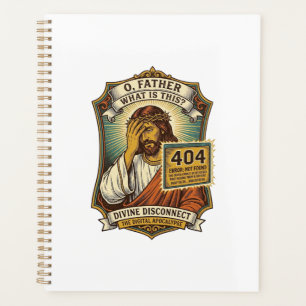 Funny Jesus 404 Error Web Developer Programmer Hum Planner