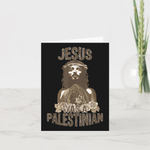 Funny Jesus Christian Palestinian Gift Card