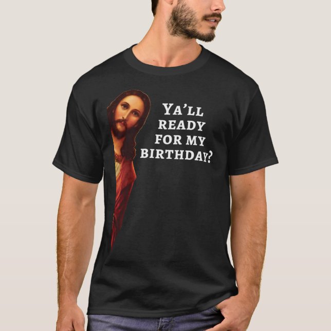 Funny Jesus Happy Birthday Christmas Gift Classic  T-Shirt (Front)