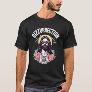 Funny Jesus Meme Gen Z Slang Rizz He is Rizzen Swe T-Shirt