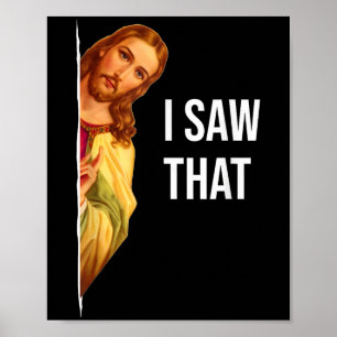 Funny Jesus Meme Quote - Mens &amp; Womens Clic Fi Poster