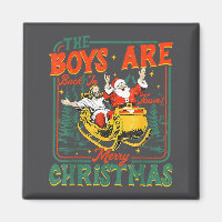 Funny Jesus Santa The Boys Are Back In Town Merry