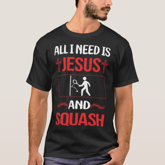 Funny Jesus Squash T-Shirt (Front)