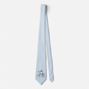 Funny Jetpack Chicken Design Tie