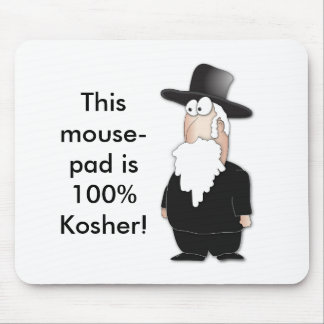 Funny Jewish rabbi - cool cartoon Mouse Pad