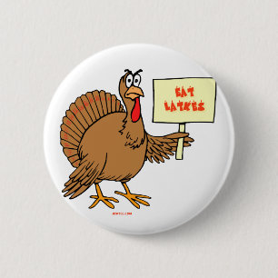 FUNNY JEWISH THNAKSGIVUKKAH HANUKKAH GIFTS 2 INCH ROUND BUTTON