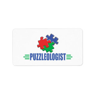 Funny Jigsaw Puzzle Label