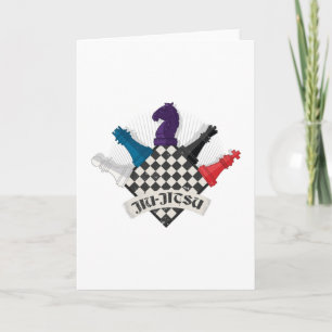 Funny Jiu Jitsu Chess Card