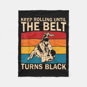 Funny Jiu Jitsu Design Men Women Kids Brazilian Fleece Blanket