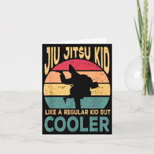 Funny Jiu Jitsu Kid Martial Art BJJ Card