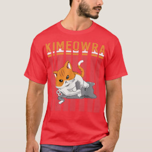 Funny Jiu Jitsu Kimura Kimeowra Cat  T-Shirt