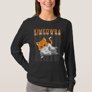 Funny Jiu Jitsu Kimura Kimeowra Cat T-Shirt