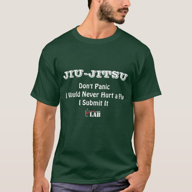 Funny Jiu Jitsu Shirts - Don't Panic (Front)