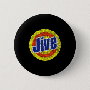Funny Jive Retro Logo For Loud Mouths  2 Inch Round Button