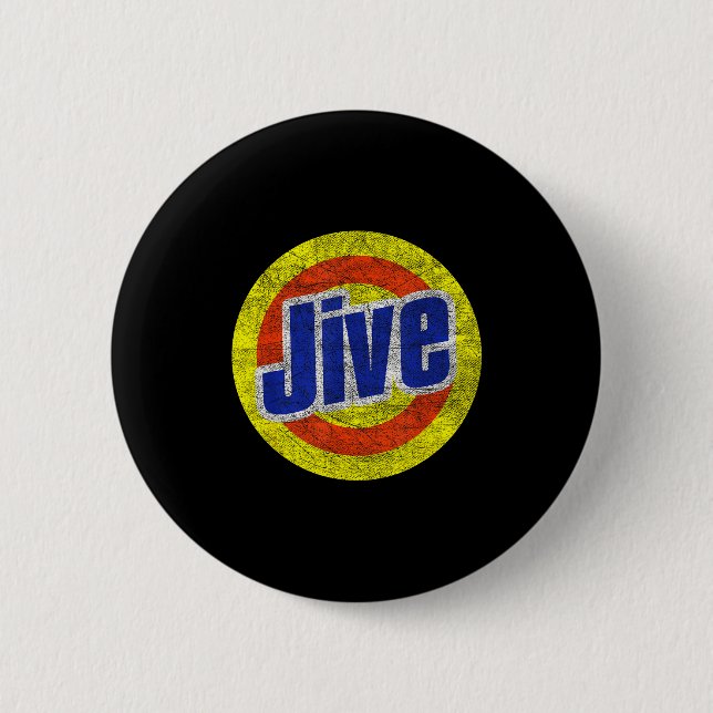 Funny Jive Retro Logo For Loud Mouths  2 Inch Round Button (Front)