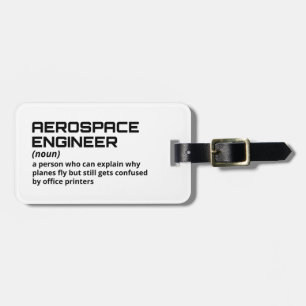 Funny Job Tag – Aerospace Engineer
