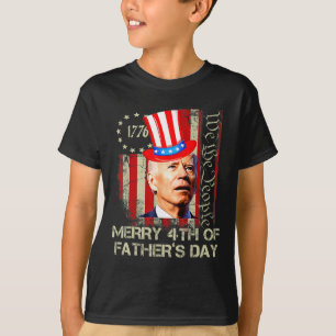Funny Joe Biden 4th Of July Merry 4th Of Father's T-Shirt