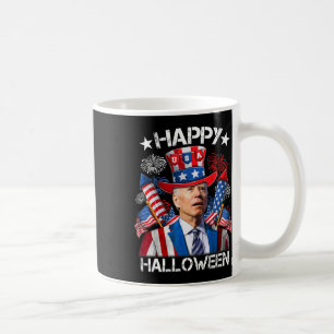 Funny Joe Biden 4th Of July Shirt Happy Halloween  Coffee Mug