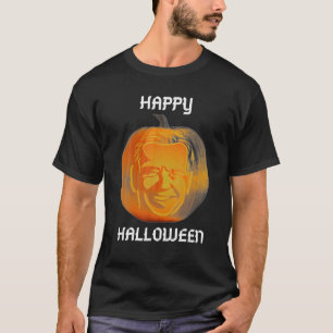 Funny Joe Biden Confused Happy Halloween Pumpkin C T-Shirt