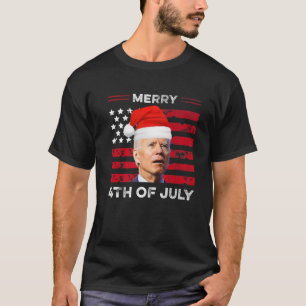 Funny Joe Biden Dazed Merry 4Th Of July T-Shirt