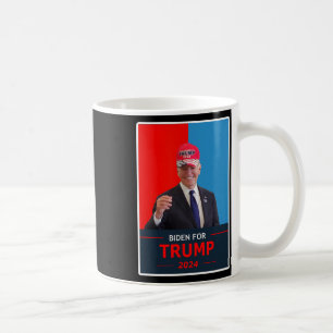 Funny Joe Biden For Trump 2024 Election Wear A Tru Coffee Mug