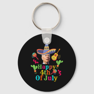 Funny Joe Biden Happy 4th Of July Surprise Cinco D Keychain