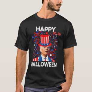 Funny Joe Biden Happy Halloween Confused For 4Th O T-Shirt