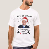Funny Joe Biden Merry 4Th Of Easter Ugly Christmas