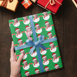 Funny Joe Biden Snowman Custom Face Photo Xmas Wrapping Paper<br><div class="desc">Funny Joe Biden Snowman Custom Face Photo Xmas</div>
