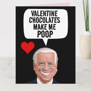 FUNNY JOE BIDEN VALENTINE'S DAY POOP CARD